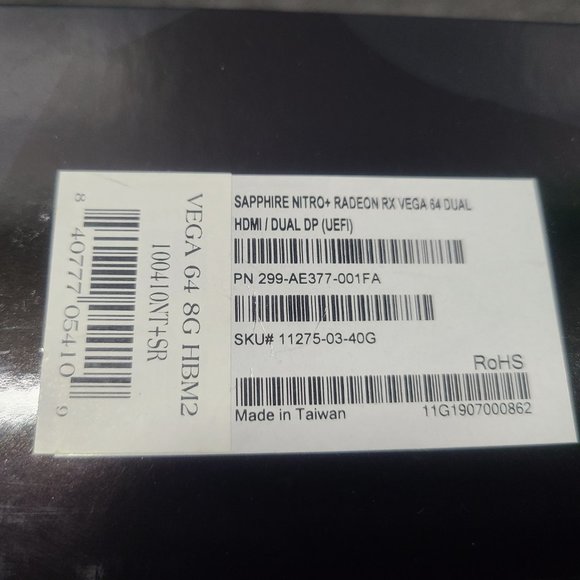 Sapphire Nitro+ Radeon RX VEGA 64 - Picture 4 of 5